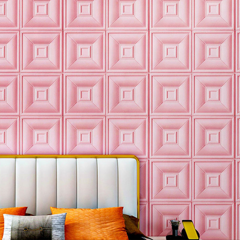Pannello decorativo 3D imbottito per parete bagno e soggiorno
