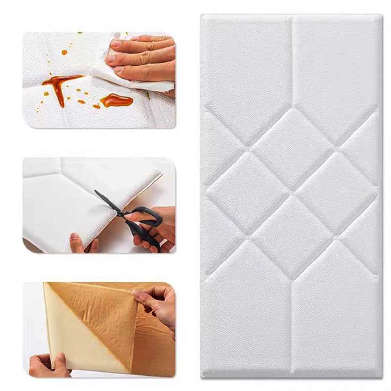 Pannello decorativo 3D in schiuma per parete impermeabile