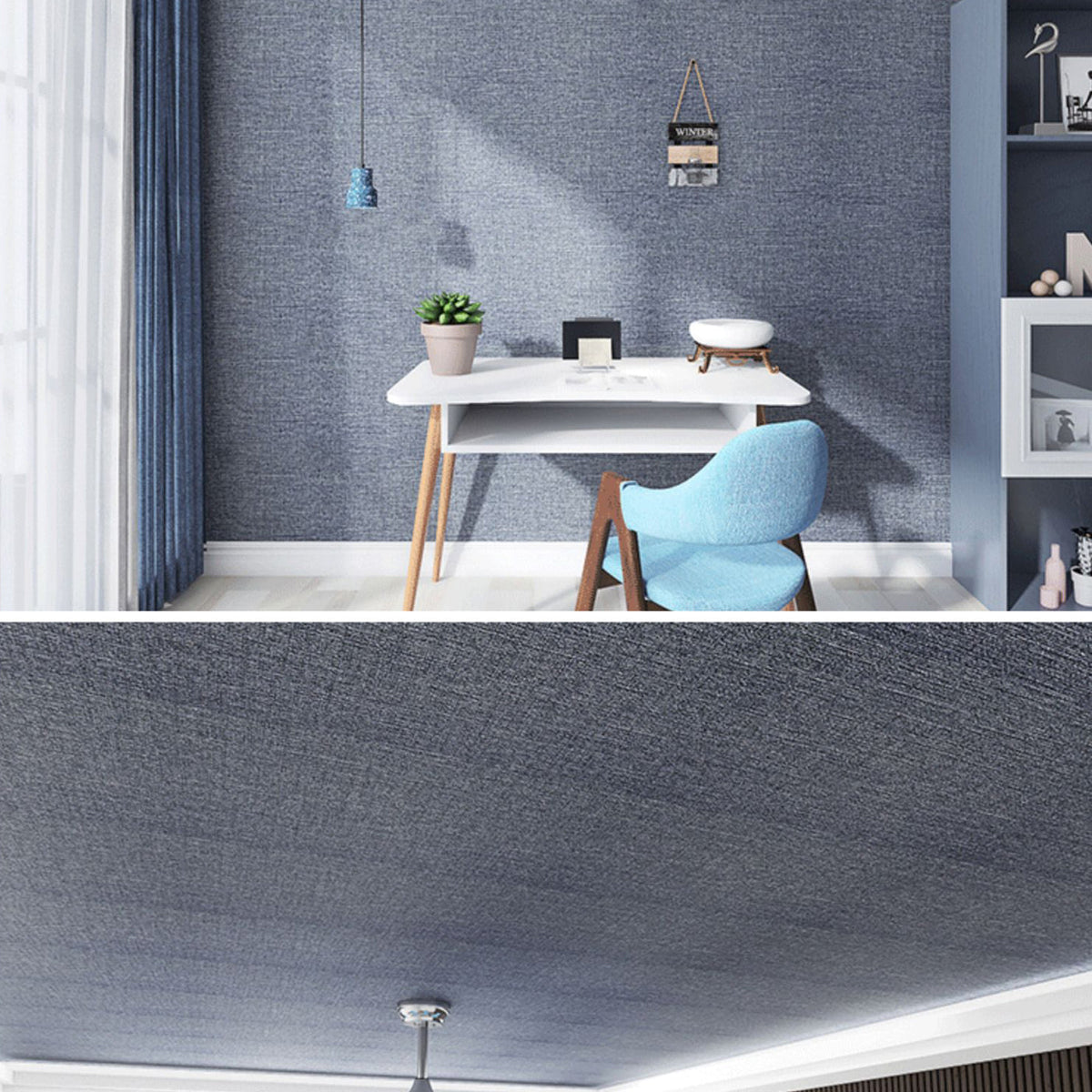 Pannello decorativo autoadesivo effetto boiserie perla per pareti