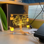 Pannello luminoso LED in acrilico cancellabile