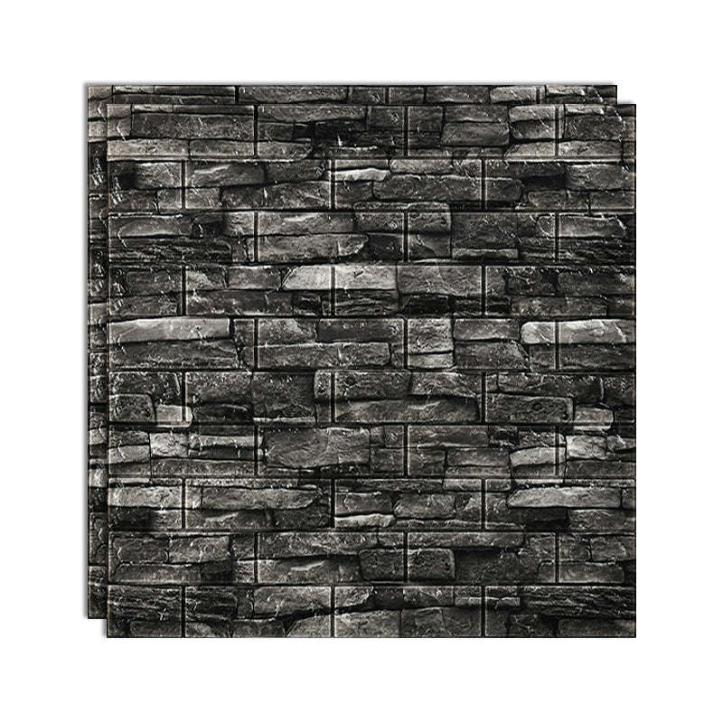 Pannello murale 3D autoadesivo effetto rilievo quadrato