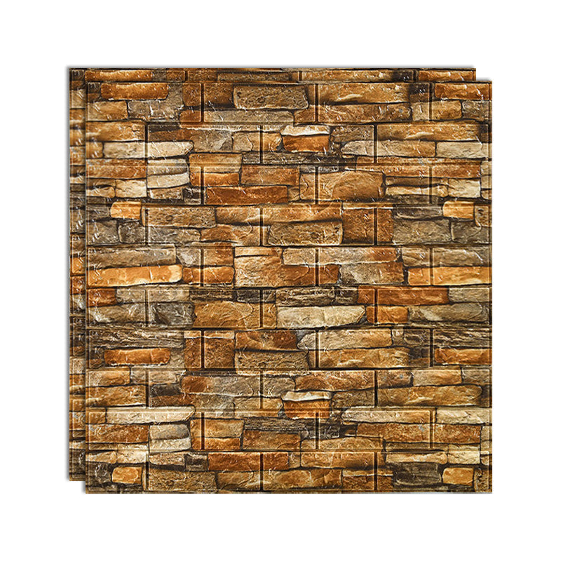 Pannello murale 3D autoadesivo effetto rilievo quadrato