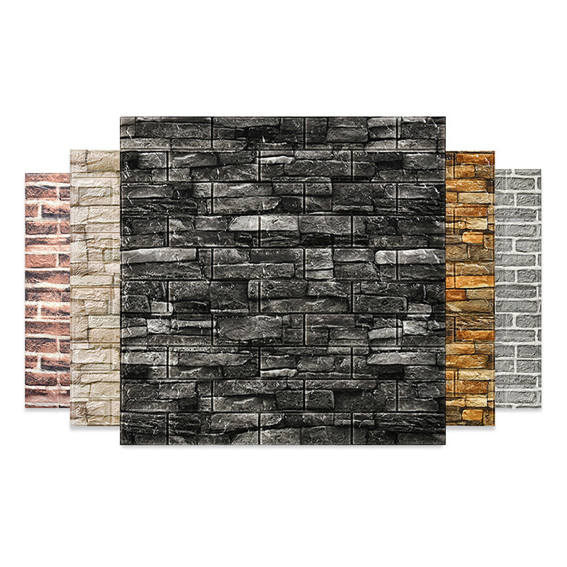 Pannello murale 3D autoadesivo effetto rilievo quadrato