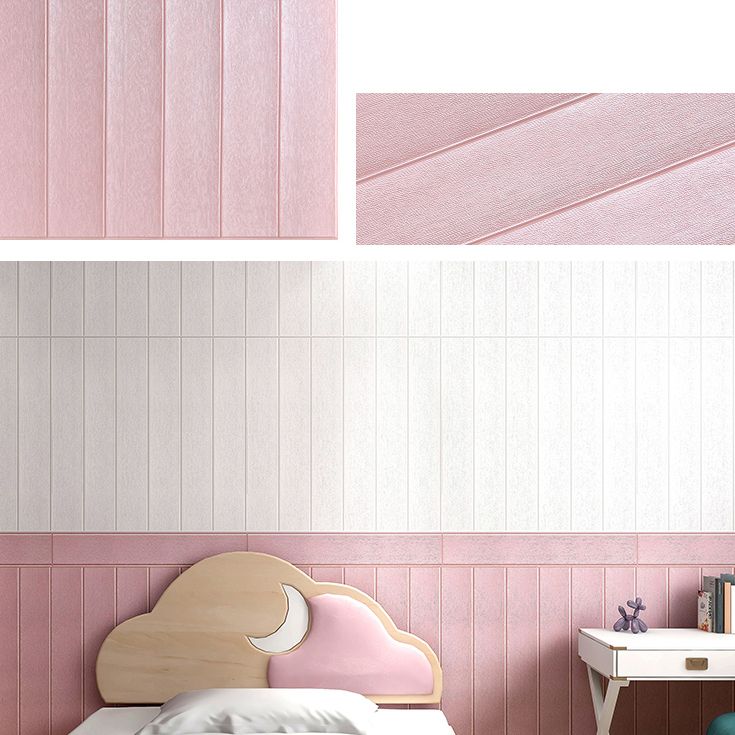 Pannello murale adesivo effetto legno con retro in schiuma