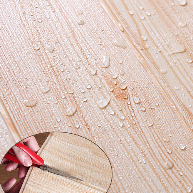 Pannello murale adesivo effetto legno con retro in schiuma