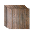 Pannello murale adesivo effetto legno con retro in schiuma