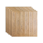 Pannello murale adesivo effetto legno con retro in schiuma