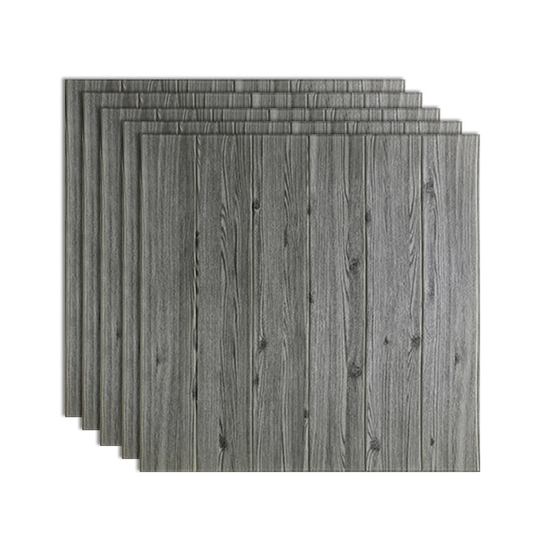 Pannello murale adesivo effetto legno con retro in schiuma