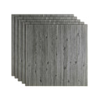 Pannello murale adesivo effetto legno con retro in schiuma