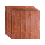 Pannello murale adesivo effetto legno con retro in schiuma