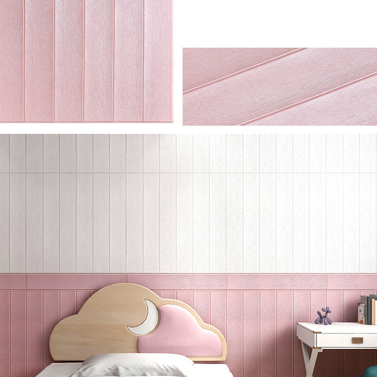 Pannello murale adesivo effetto legno con retro in schiuma