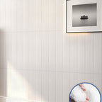 Pannello murale adesivo effetto legno con retro in schiuma