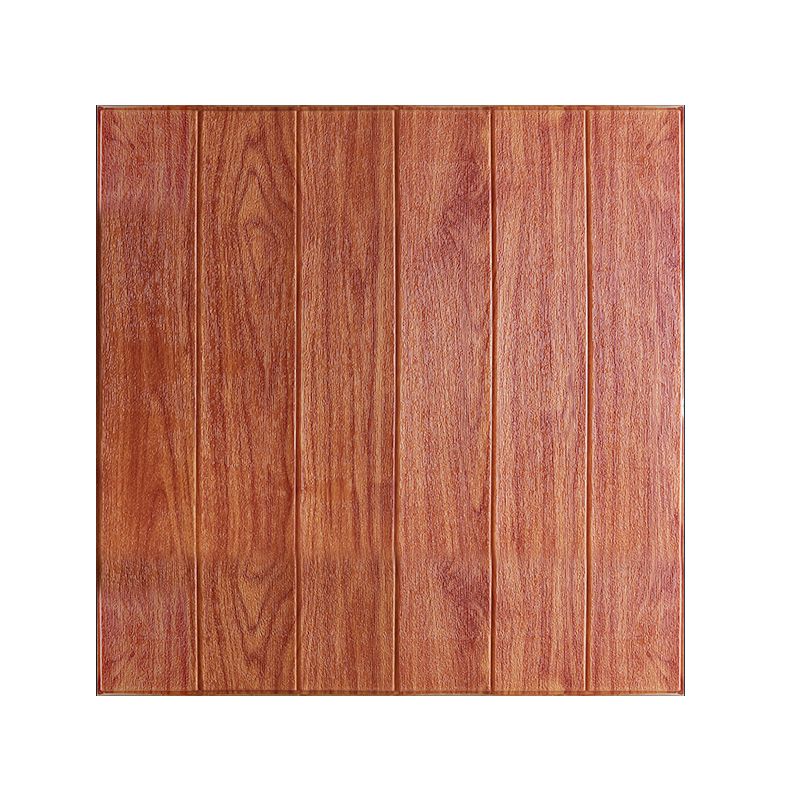 Pannello murale adesivo effetto legno con retro in schiuma