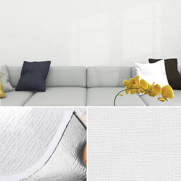 Pannello rivestimento murale imbottito effetto lino con texture