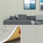 Pannello rivestimento murale imbottito effetto lino con texture