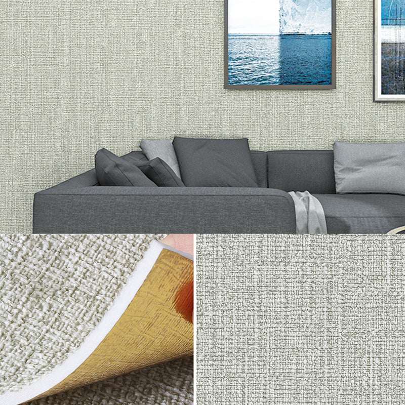Pannello rivestimento murale imbottito effetto lino con texture