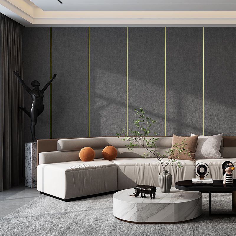 Pannello rivestimento murale imbottito impermeabile con texture moderna