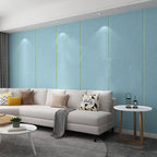 Pannello rivestimento murale imbottito impermeabile con texture moderna