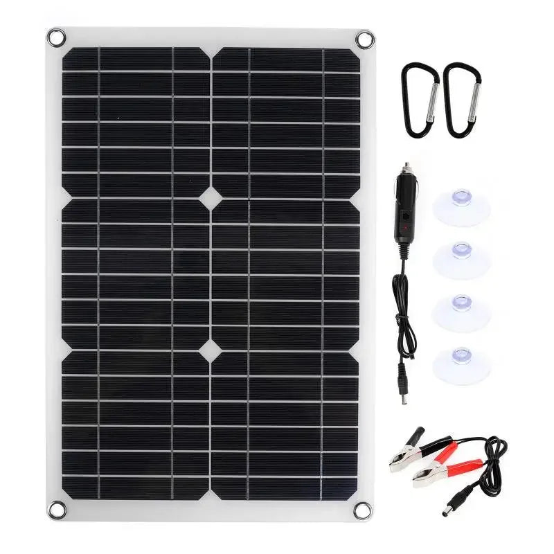 Pannello solare flessibile SolaVibe 1200W con controller di carica 100A e 2 porte USB