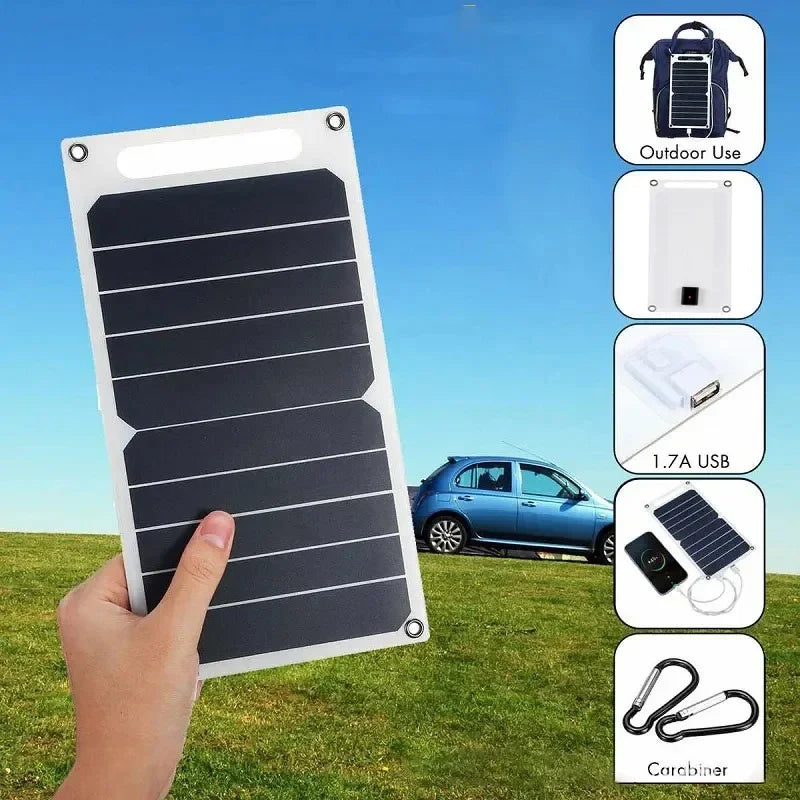Pannello solare SolNova 30 W ultraleggero e impermeabile con USB per smartphone e power bank