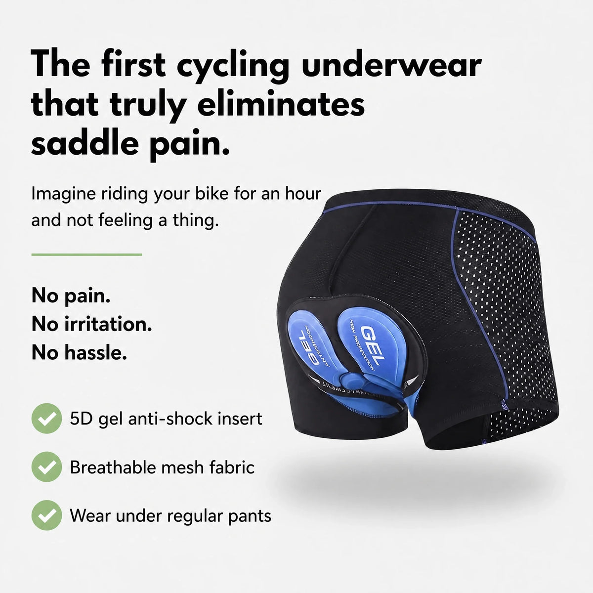 Pantaloncini da ciclismo per donna e uomo con imbottitura in gel Veloride
