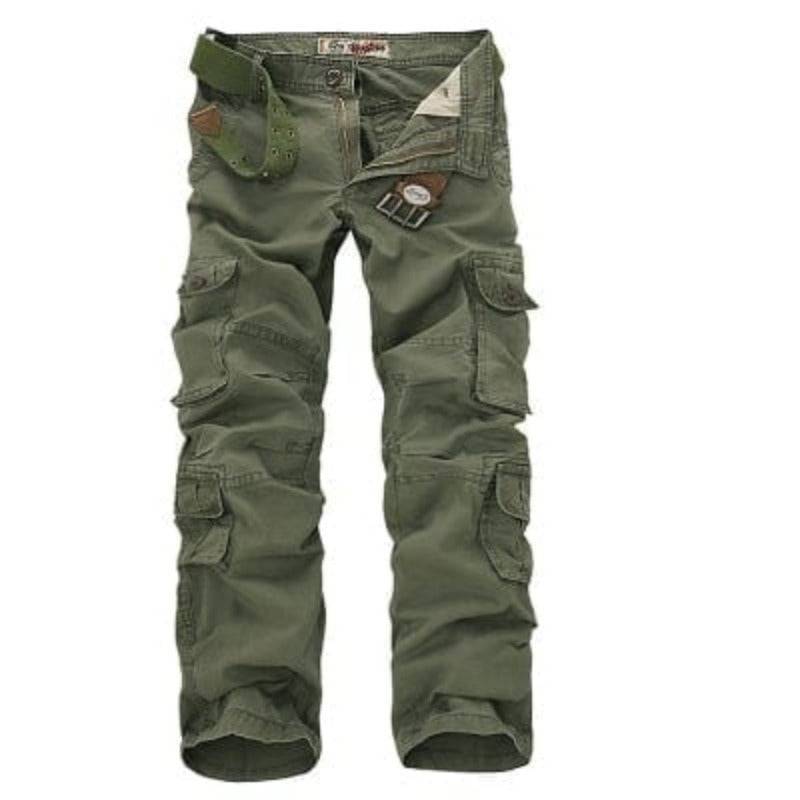 Pantaloni cargo da uomo outdoor con tasche multiple – costruzione robusta