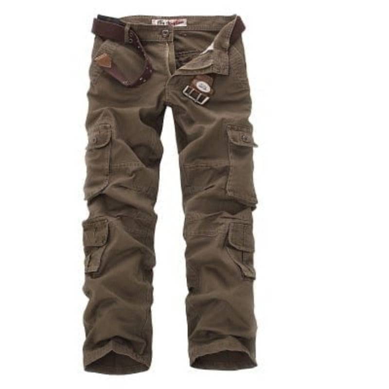 Pantaloni cargo da uomo outdoor con tasche multiple – costruzione robusta