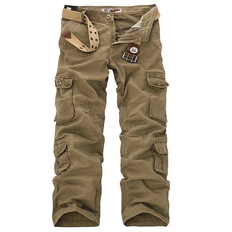Pantaloni cargo da uomo outdoor con tasche multiple – costruzione robusta