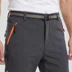 Pantaloni da trekking da uomo con fodera in pile e resistenza all'acqua