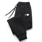 Pantaloni fitness da donna con coulisse regolabile e tasche laterali