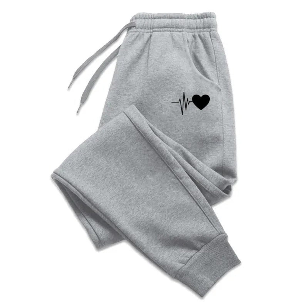 Pantaloni fitness da donna con coulisse regolabile e tasche laterali