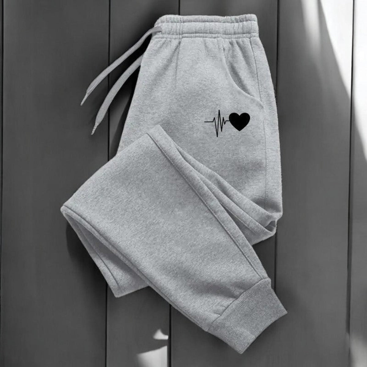 Pantaloni fitness da donna con coulisse regolabile e tasche laterali