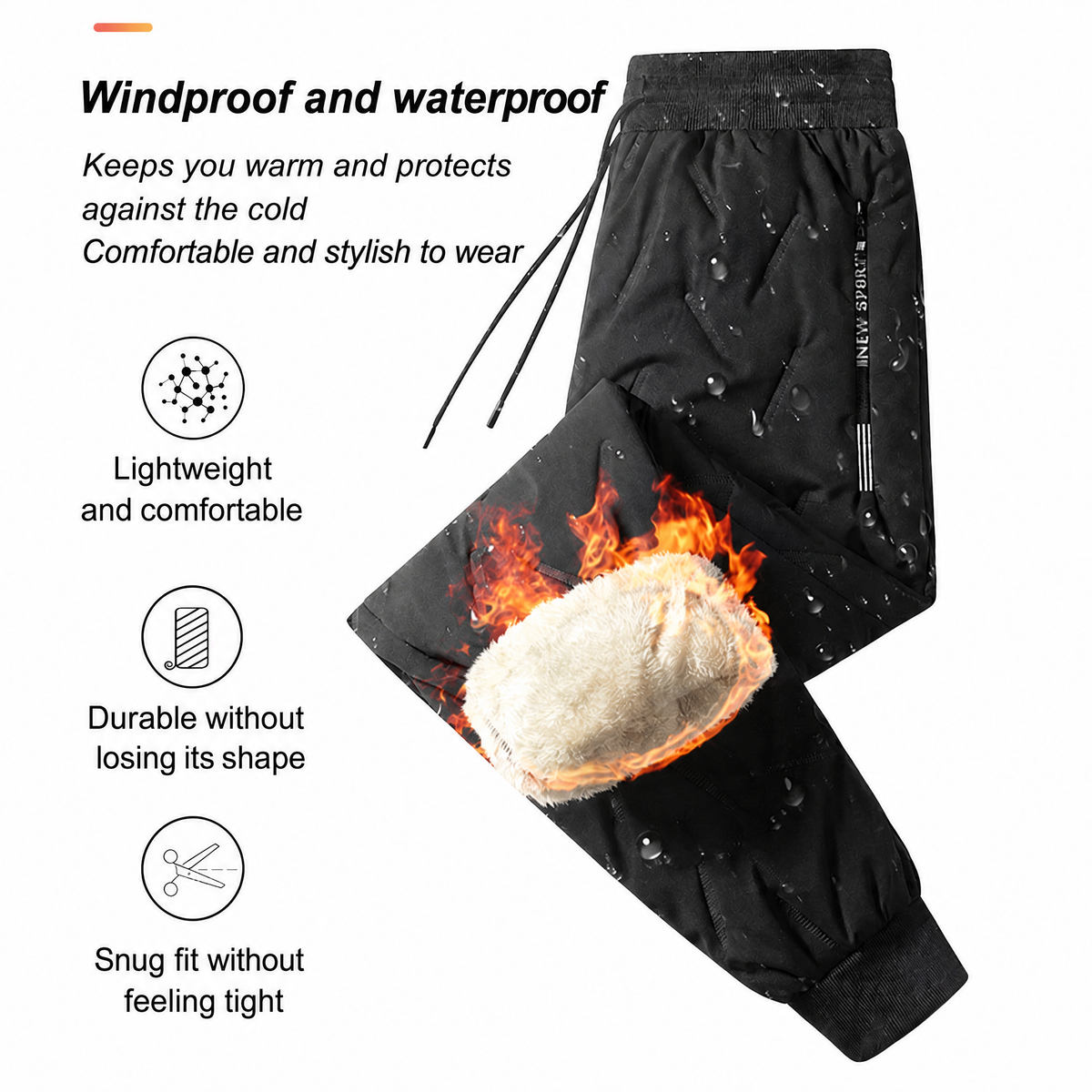 Pantaloni termici | Impermeabili e antivento | Traspiranti e caldi | WeatherShield