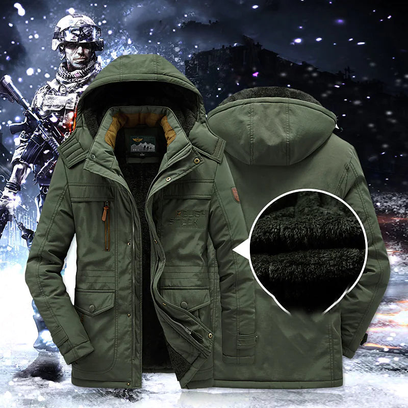 Parka imbottito casual — Giacca invernale calda e isolante