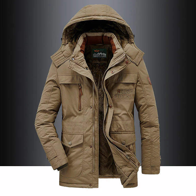 Parka imbottito casual — Giacca invernale calda e isolante