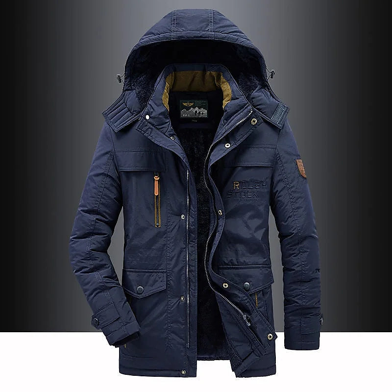 Parka imbottito casual — Giacca invernale calda e isolante