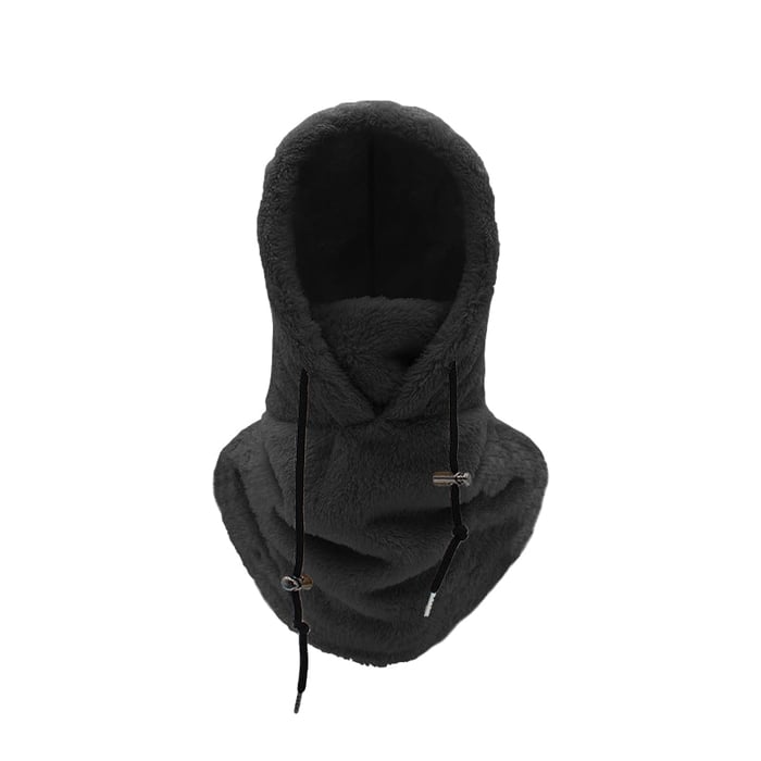 Passamontagna con cappuccio sherpa