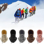 Passamontagna con cappuccio sherpa
