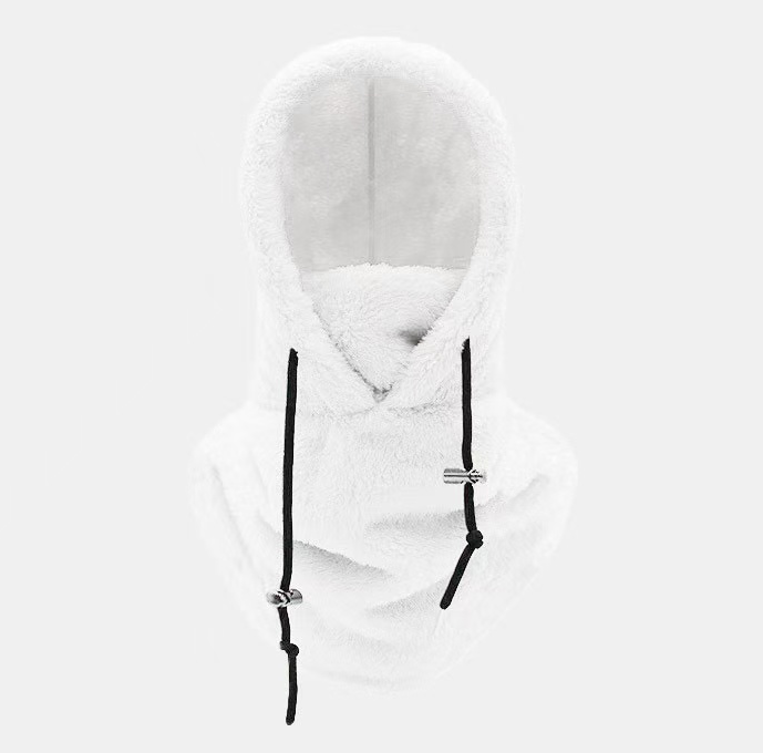 Passamontagna con cappuccio sherpa