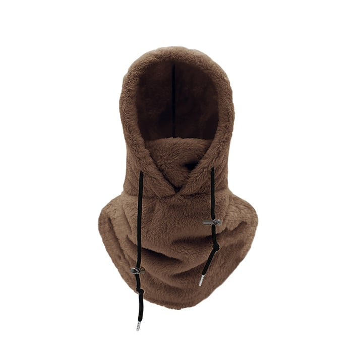 Passamontagna con cappuccio sherpa