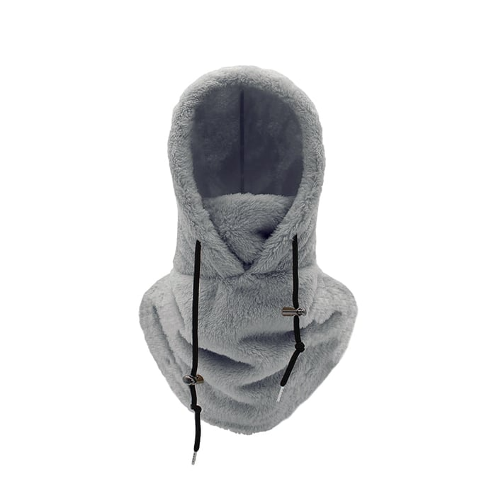 Passamontagna con cappuccio sherpa