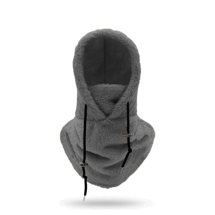 Passamontagna con cappuccio sherpa