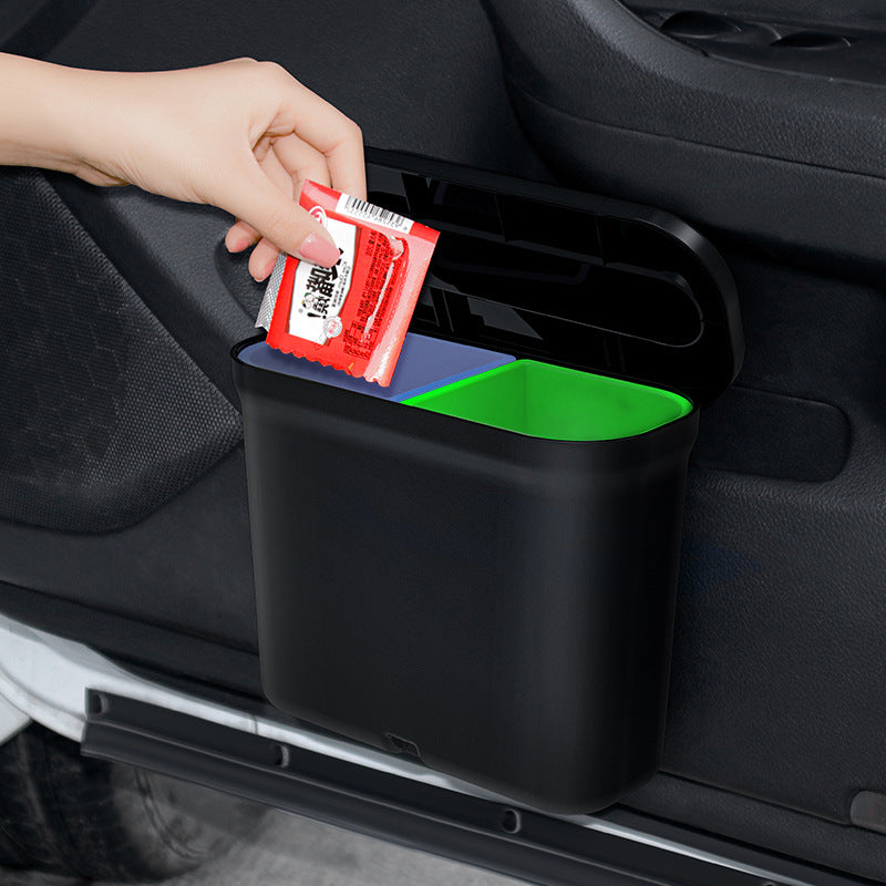 Pattumiera compatta sottolavello con coperchio e secchio interno rimovibile