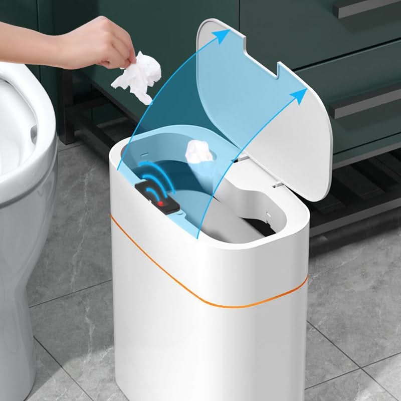 Pattumiera intelligente da 13 litri con sensore a infrarossi e coperchio automatico