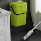 Pattumiera mini Binova con coperchio – appendibile e da parete per cucina, bagno e ufficio