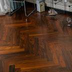 Pavimento laminato effetto legno retrò resistente allo sbiadimento con sistema a clic