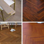 Pavimento laminato effetto legno retrò resistente allo sbiadimento con sistema a clic