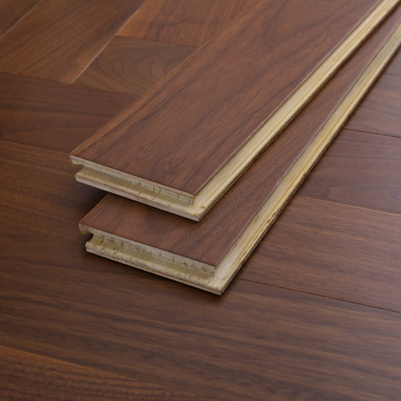 Pavimento laminato effetto legno retrò resistente allo sbiadimento con sistema a clic