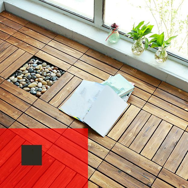 Pavimento laminato effetto pino scuro resistente alla muffa