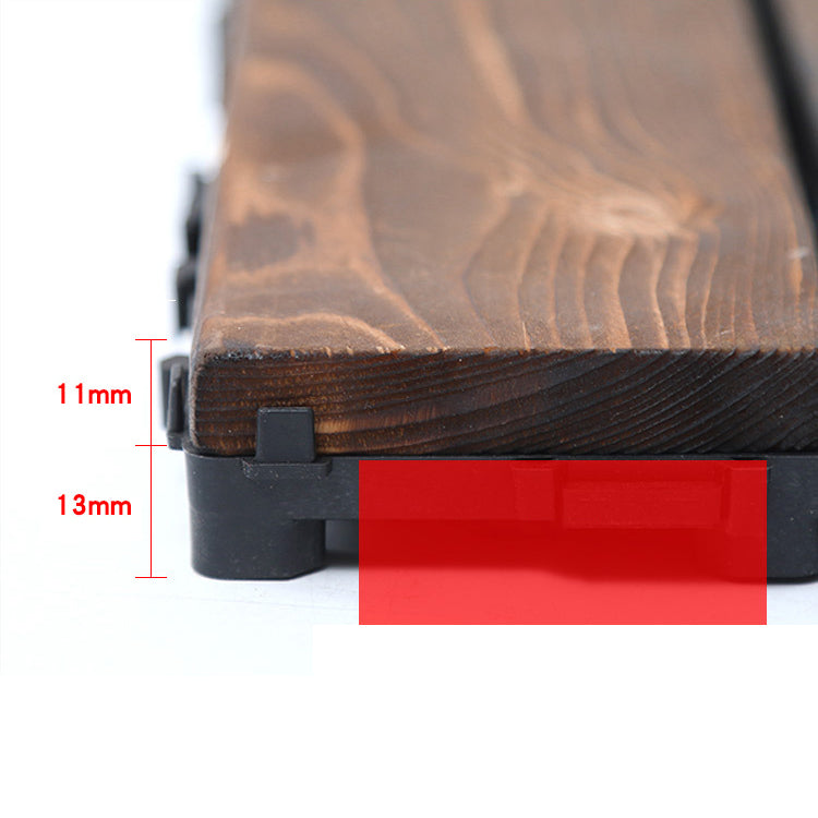 Pavimento laminato effetto pino scuro resistente alla muffa